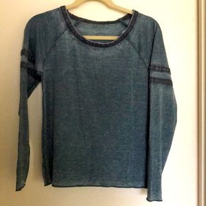 Lucky brand blue football tee